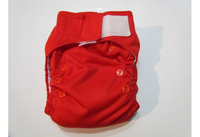 Omaiki- à poche-rouge- Velcro